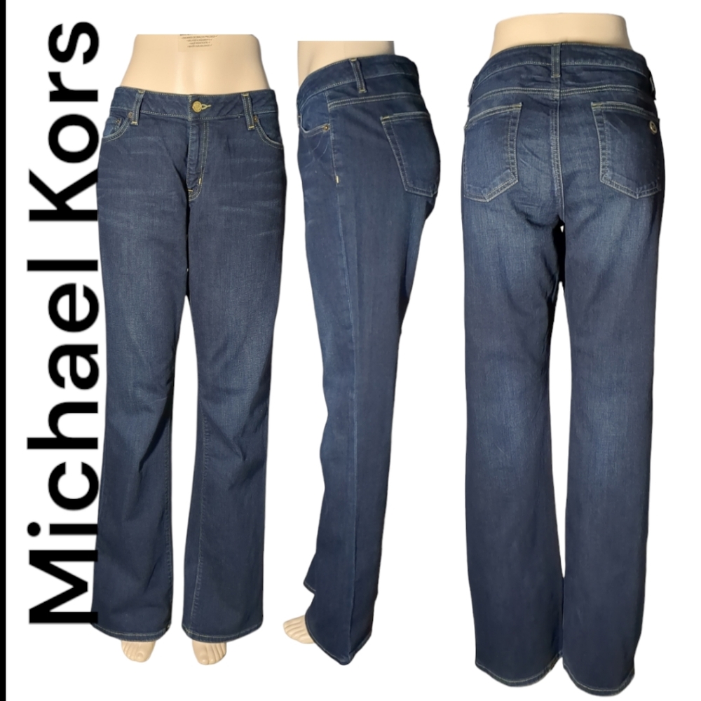 Michael Kors Bootcut Blue Jeans Size 14